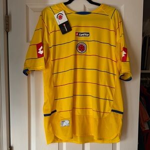 Federación Colombiana Yellow Soccer Jersey